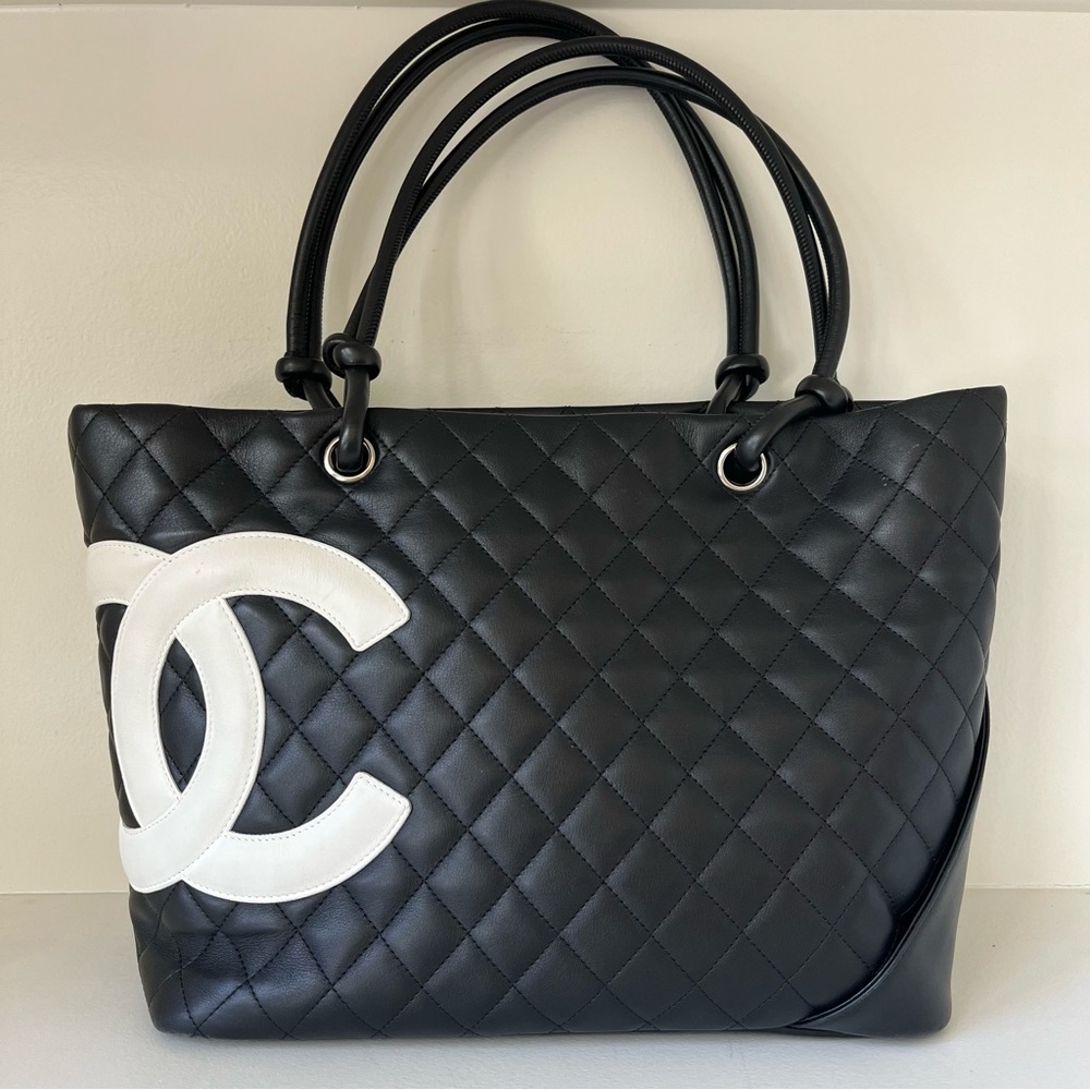 Large Chanel Cambon calfskin tote
